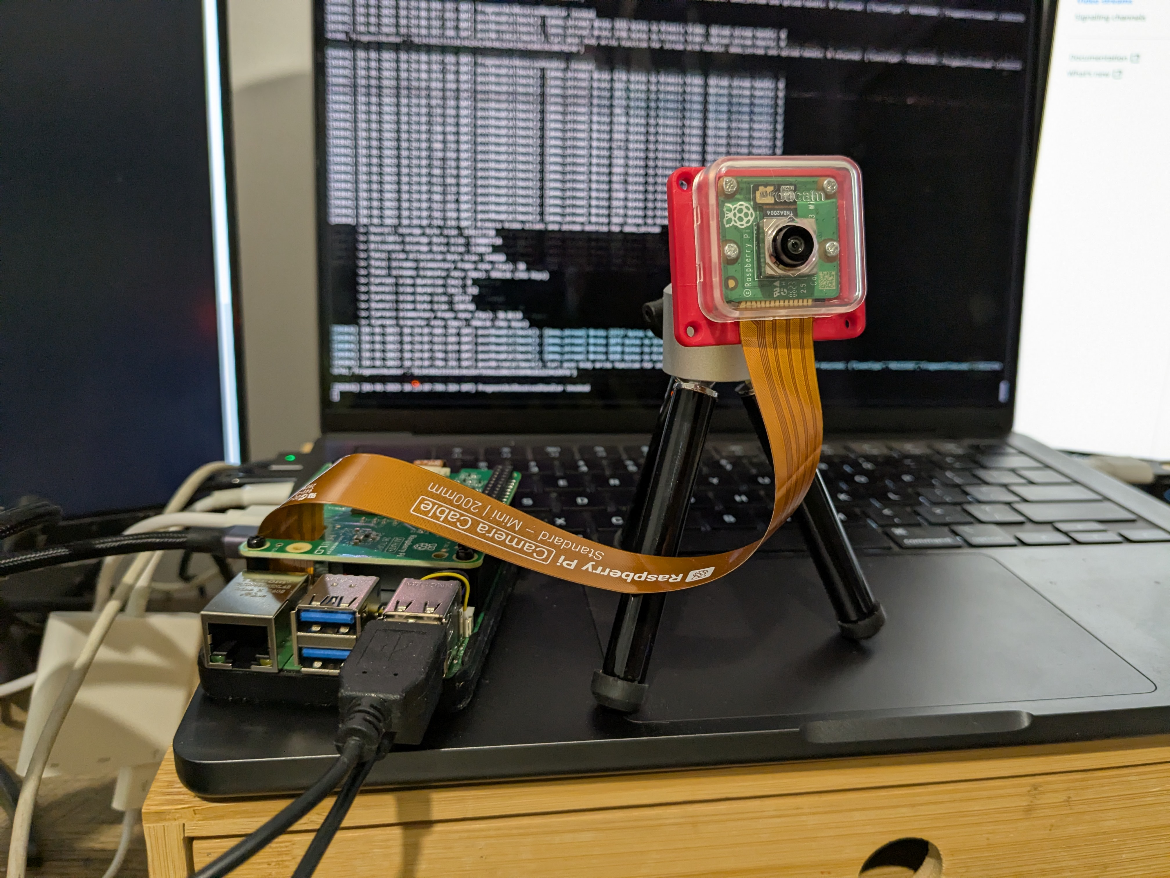 Raspberry Pi 5 with Pi Camera 3 and the 26 TOPS AI HAT